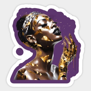 Melanin Drippin' Sticker